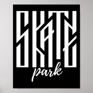 Skaters Having Fun Pro Skateboarding Life Gift For Poster
