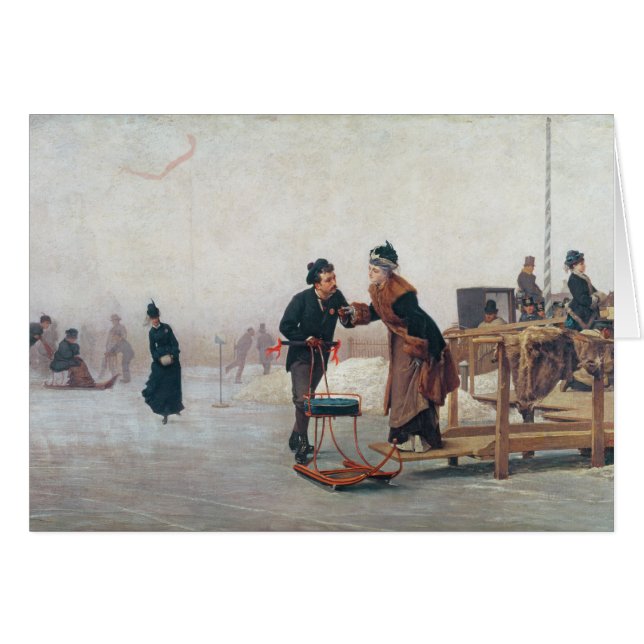 Skaters on Lake Valentino (Front Horizontal)