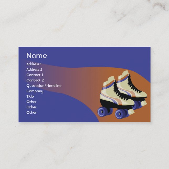 Skates - Business Card (Front)
