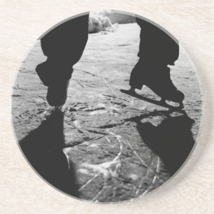 Skates Silhouette Coaster