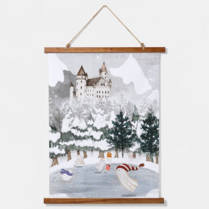 Skating Away Hanging Tapestry
