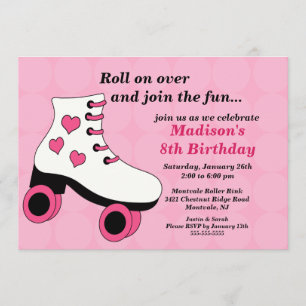 Skating Birthday Party Invitation