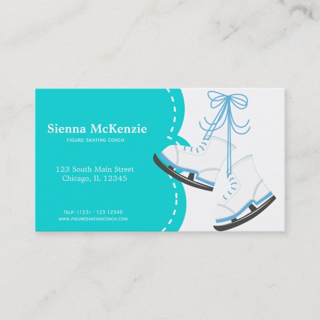 Skating Coach Business Card (Front)