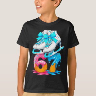 Skating Ice Cream Drip Number 67 Player 67th Birth T-Shirt