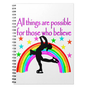 SKATING IS MY LIFE SPIRAL NOTEBOOK