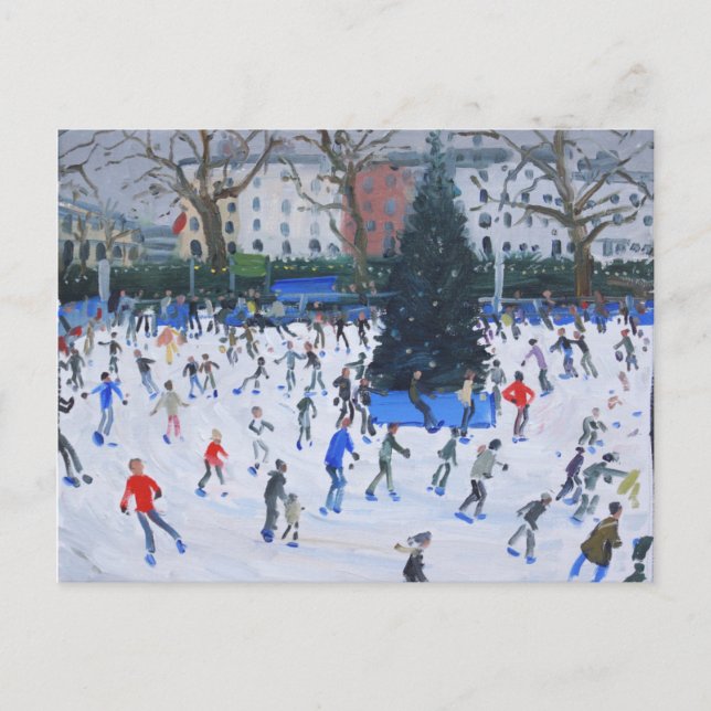 Skating Natural History Museum 2012 Postcard (Front)