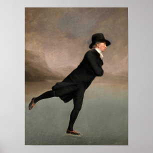 Skating on Duddingston Loch by Henry Raeburn Poster