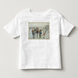 Skating, published by L. Prang and Co. Toddler T-Shirt