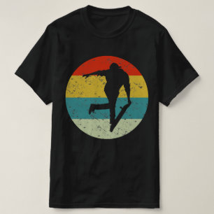 SKATING retro vintage silhouette 70S T-Shirt