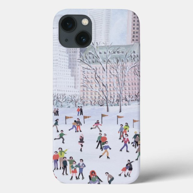 Skating Rink Central Park New York 1994 Case-Mate iPhone Case (Back)