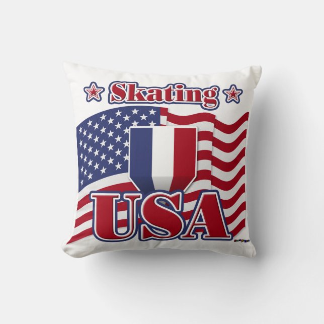Skating USA Cushion (Front)