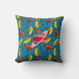 SKAYMARTS   African Prints Globe Throw Pillow