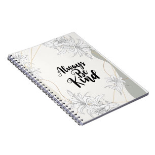 Skaymarts   Artistic background Always be Kind Notebook