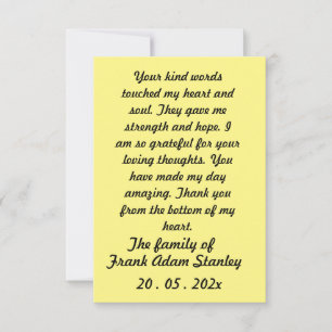 Skaymarts Calligraphic Hopeful Thank You Card