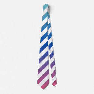 Skaymarts Design White Blue Colour Neck Tie
