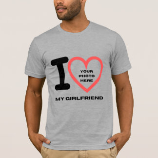 SKAYMARTS | I Love My GirlFriend Photo T-Shirt