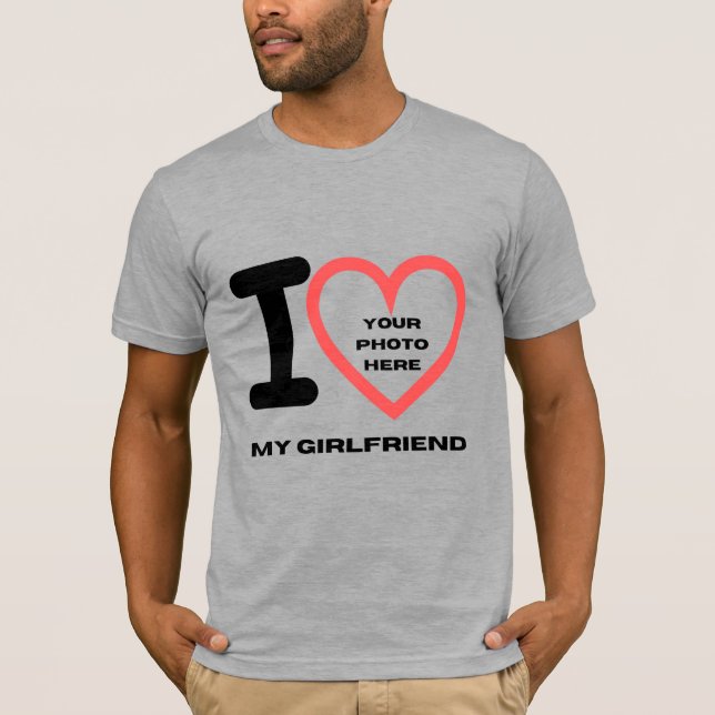 SKAYMARTS | I Love My GirlFriend Photo T-Shirt (Front)