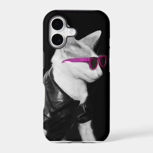 Skeezix the Cat iPhone5 Case - Biker Cat in Shades