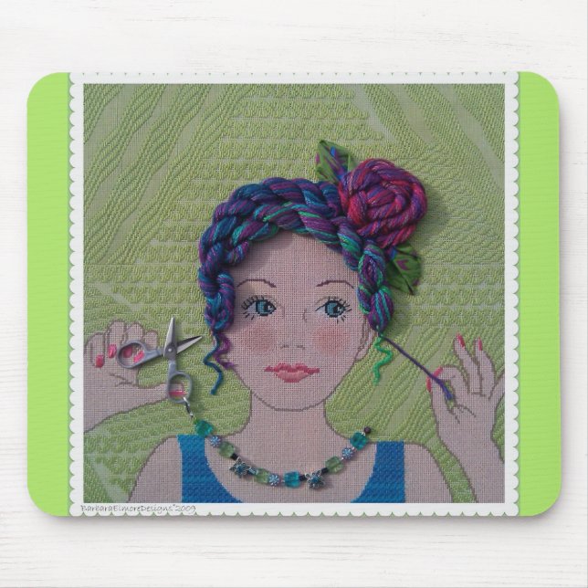 Skein Head Mouse Pad (Front)