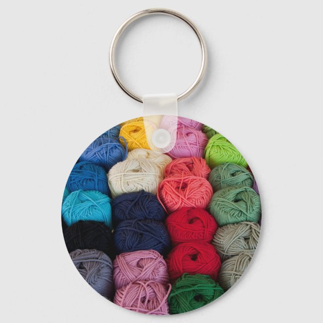 Skeins of yarn key ring (Front)