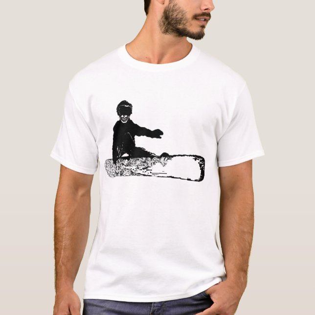 skeleboarder. black. T-Shirt (Front)