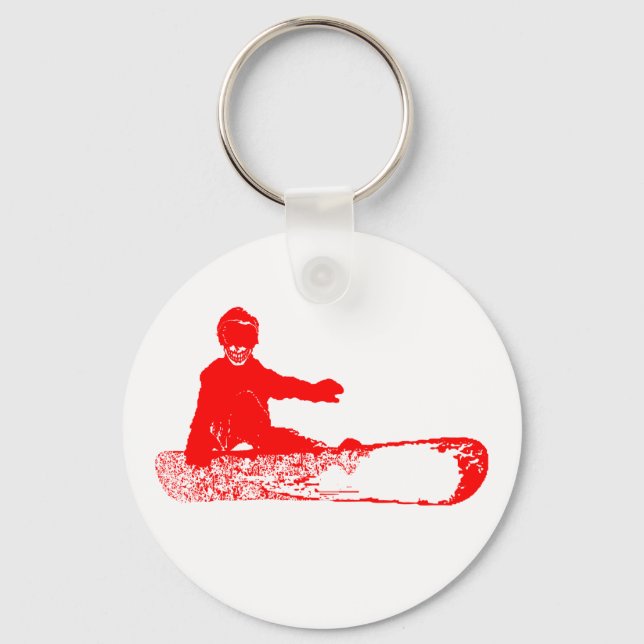 skeleboarder. key ring (Front)