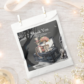 Skeletal Couple Thank You Favour Bags