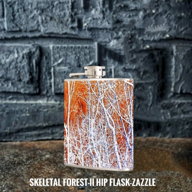 Skeletal Forest-II Hip Flask (Creator Uploaded)