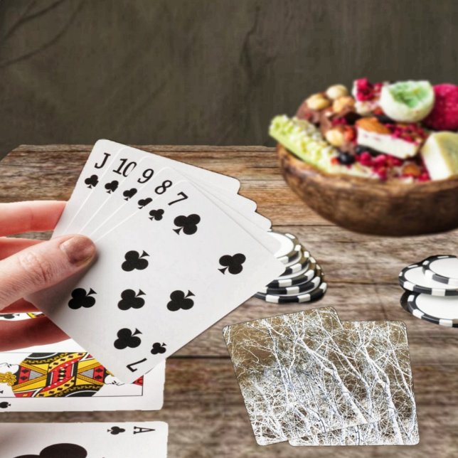 Skeletal Forest Playing Cards (Break out the Skeletal Forest Poker Playing Cards, for a spooky game of poker!)