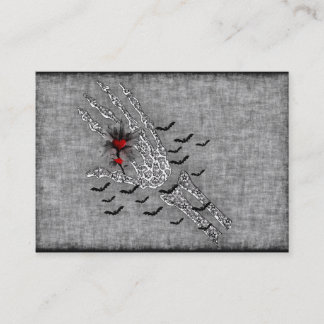 Skeletal Hand Of Love Business Card