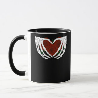 Skeletal Heart Mug