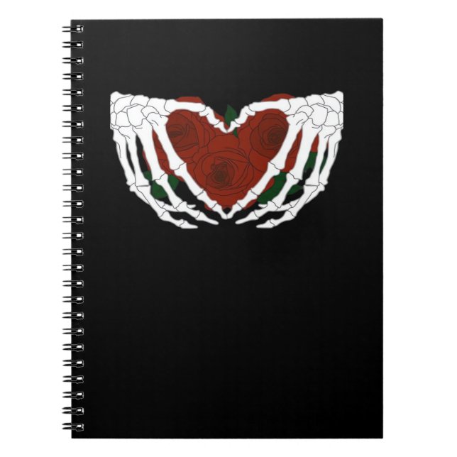 Skeletal Heart  Notebook (Front)