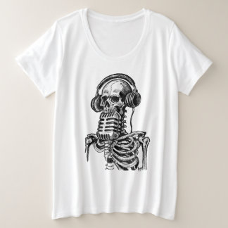 Skeletal Sound Plus Size T-Shirt