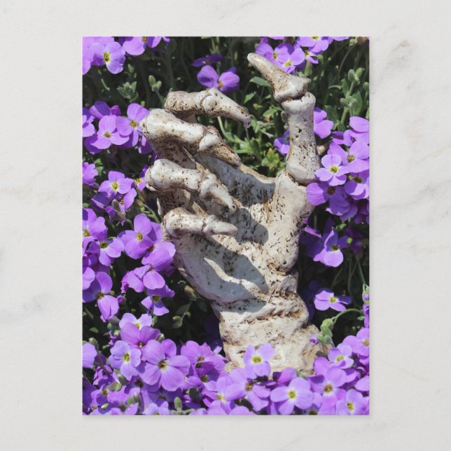 Skelethand - Gothic / Postkarte Postcard (Front)