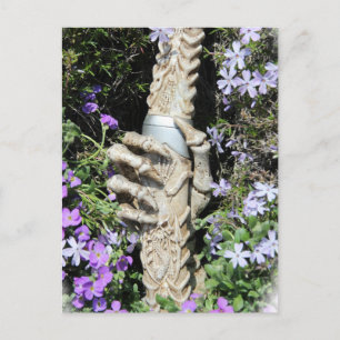 Skelethand - Gothic / Postkarte Postcard