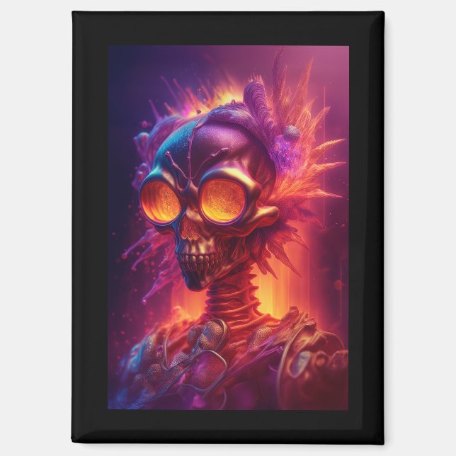 Skeleto Zombie Magnet (Front)