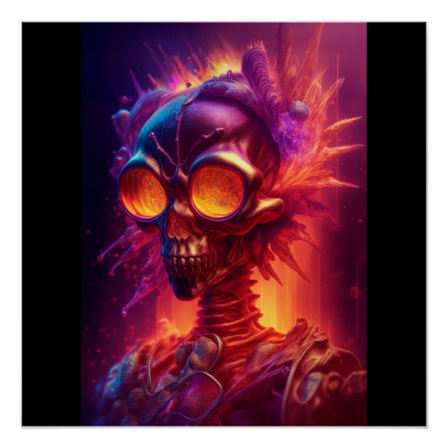 Skeleto Zombie Poster (Front)