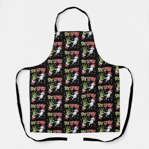Skeleton 6 7 Christmas Six Seven Meme Xmas Apron