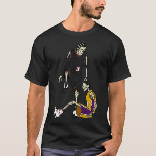 Skeleton Allen Iverson Steps Over Tyronn Lue T-Shirt