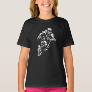 Skeleton American Football player  T-Shirt