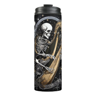 Skeleton and Harp I Thermal Tumbler