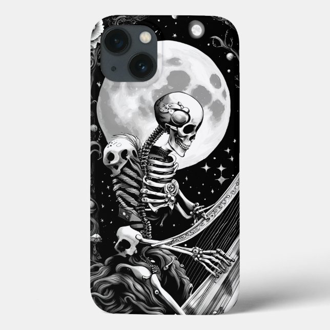 Skeleton and Harp III Case-Mate iPhone Case (Back)