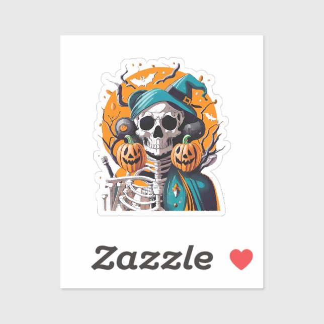 Skeleton and pumpkin (Sheet)