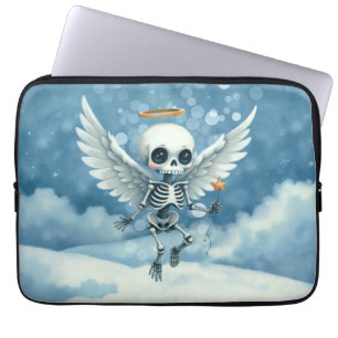 Skeleton Angel – The Sweet Side of the Afterlife. Laptop Sleeve