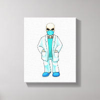 Skeleton as Doctor with Face mask