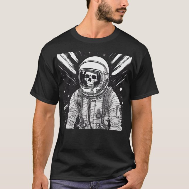 Skeleton Astronaut Costume T-Shirt (Front)