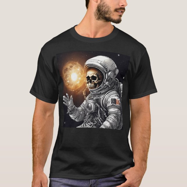 Skeleton Astronaut T-Shirt (Front)