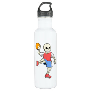 Skeleton at Handball player with Handball 710 Ml Water Bottle