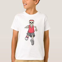 Skeleton at Running with Headband