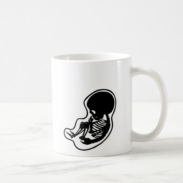 SKELETON BABY COFFEE MUG (Right)